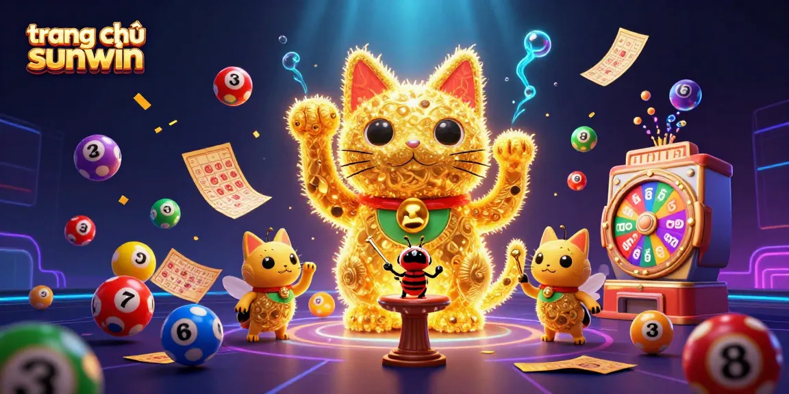 Experience excitement at trang chủ sunwin with colorful casino symbols and captivating elements from a digital illustration.