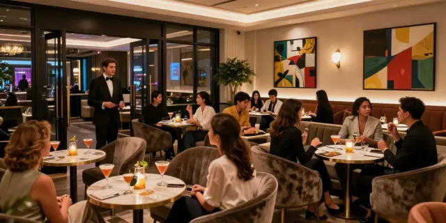 강남타이밍 고급 유흥업소의 럭셔리한 내부 분위기