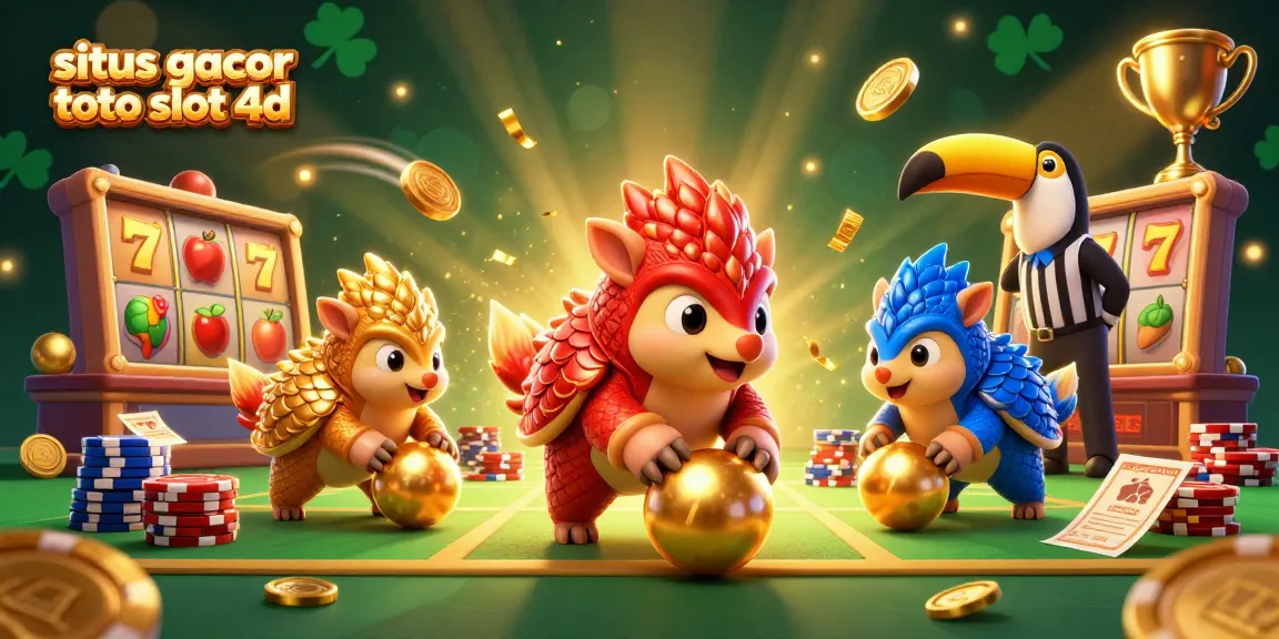 Experience thrilling gameplay at situs gacor toto slot 4d with rival pangolins and dynamic slot elements.