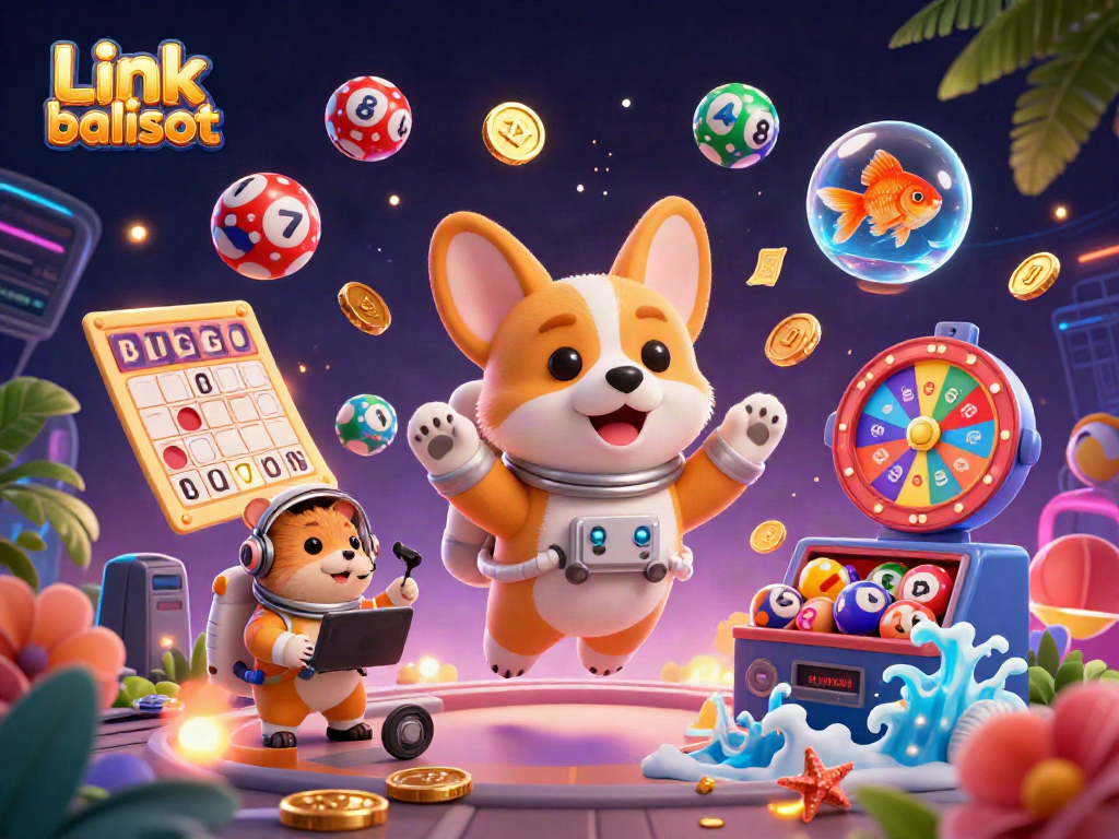 Engage with exciting gameplay at Link balislot through a vibrant casino adventure scene.