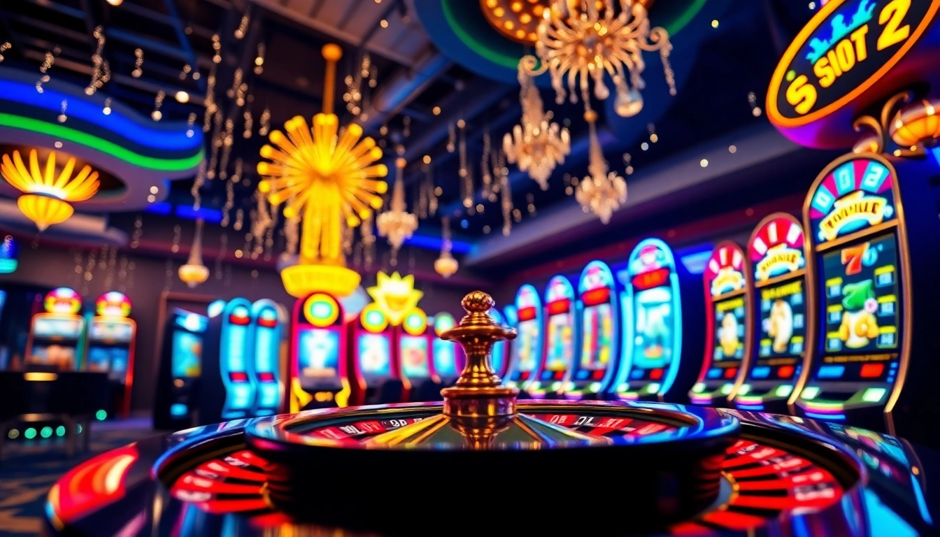 Menangkan hadiah menarik di Slot77 dengan mesin slot yang berwarna-warni dan ceria.