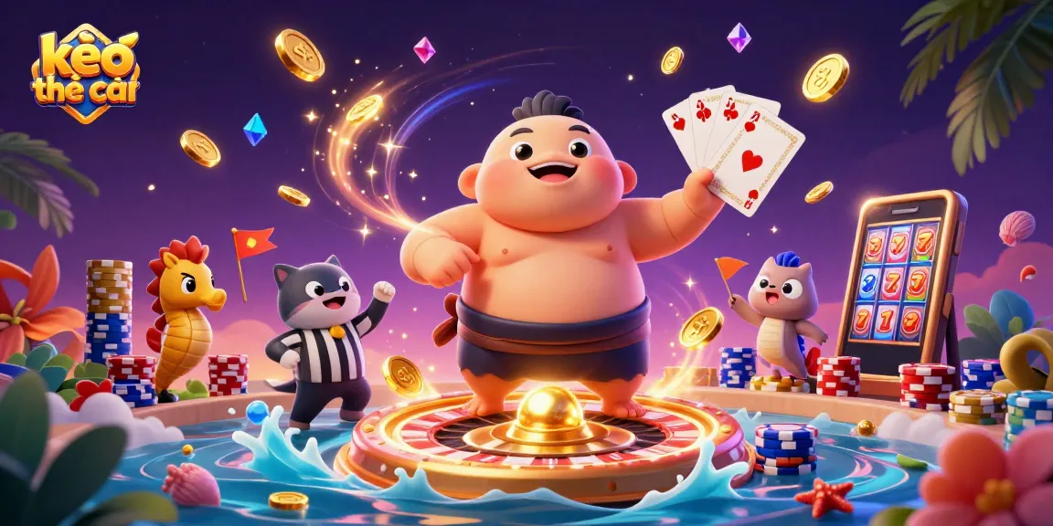 Experience kèo nhà cái with an electrifying underwater casino scene featuring dynamic characters and game elements.