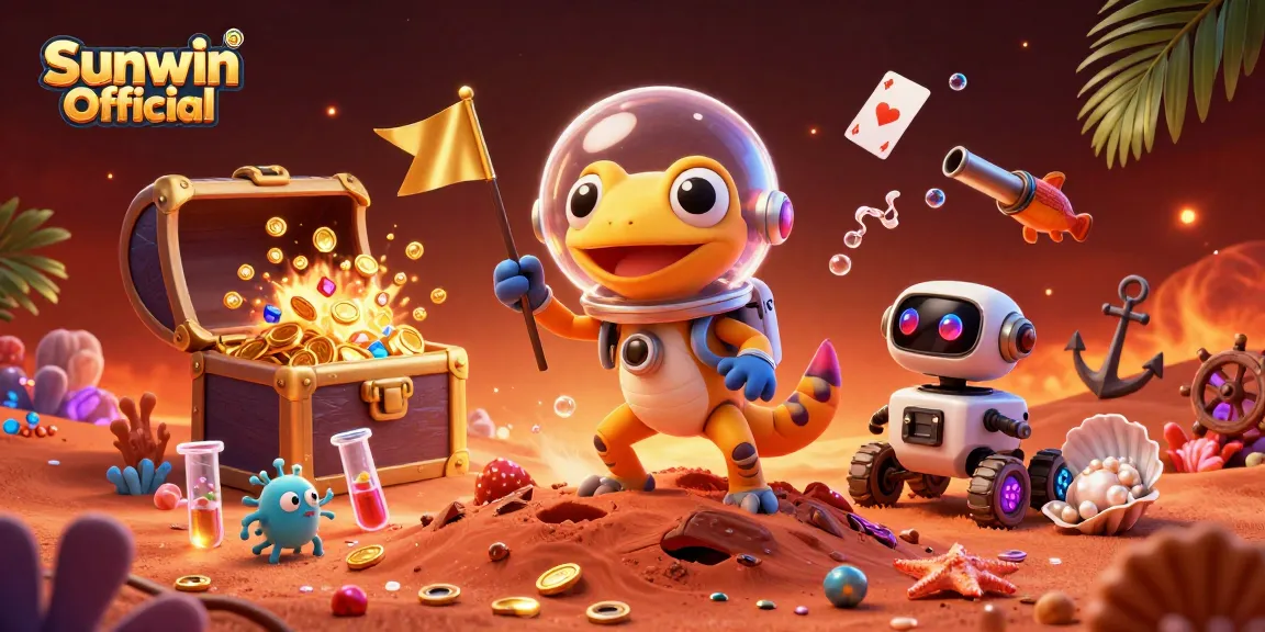Experience the excitement of Sunwin Official's casino with vibrant 3D visuals and engaging gameplay elements.