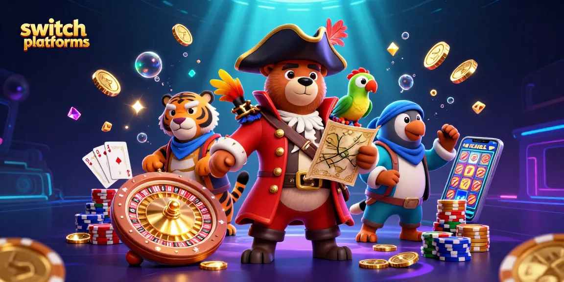 Switch platforms to win more at casino games with dynamic 3D rendering of exciting gambling action.