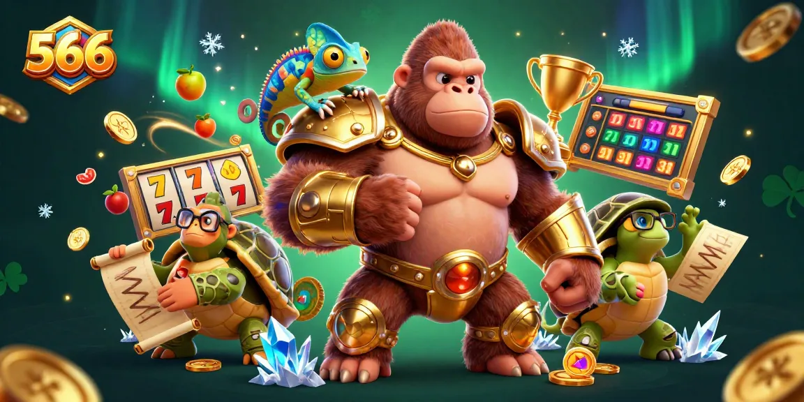 Experience thrilling 566 casino excitement with dynamic slots and vibrant characters.