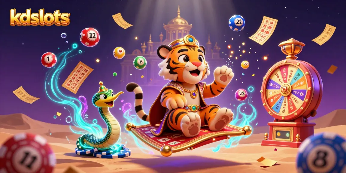 Engage with kdslots in this vibrant 3D scene of a magical casino adventure filled with excitement.