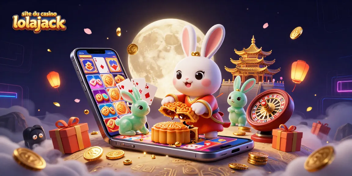 Experience the thrill of gaming at the site du casino lolajack with vibrant 3D casino elements.