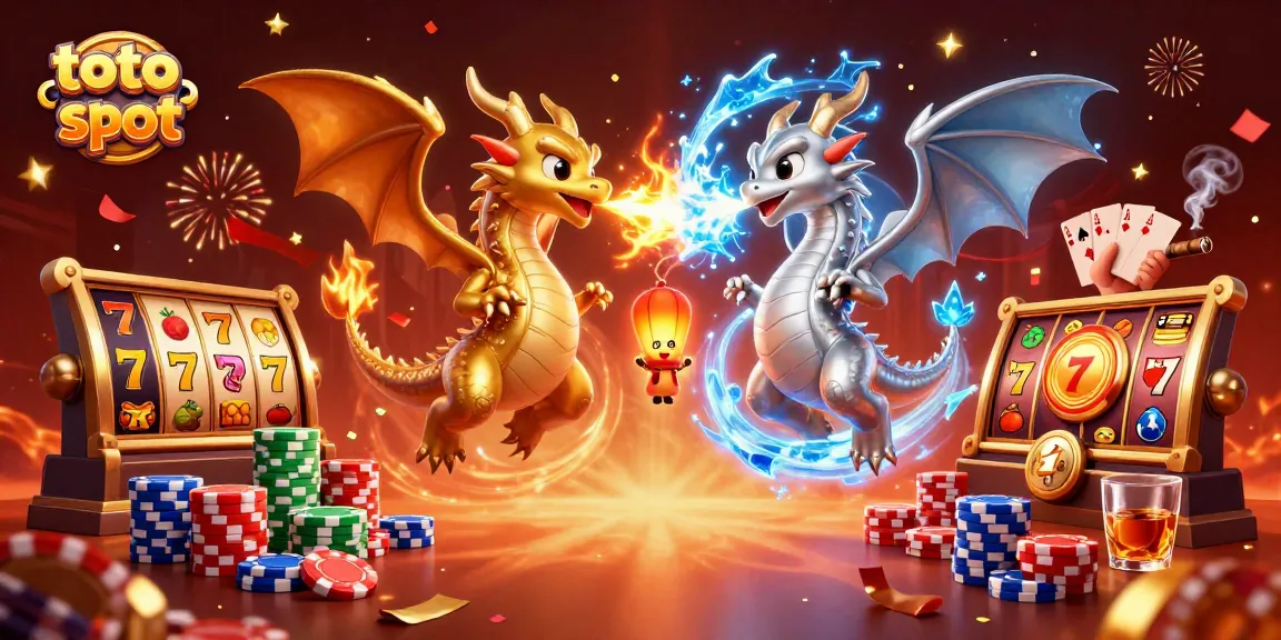 Engage with dynamic toto slot gameplay featuring magnificent dragons and rich casino elements.