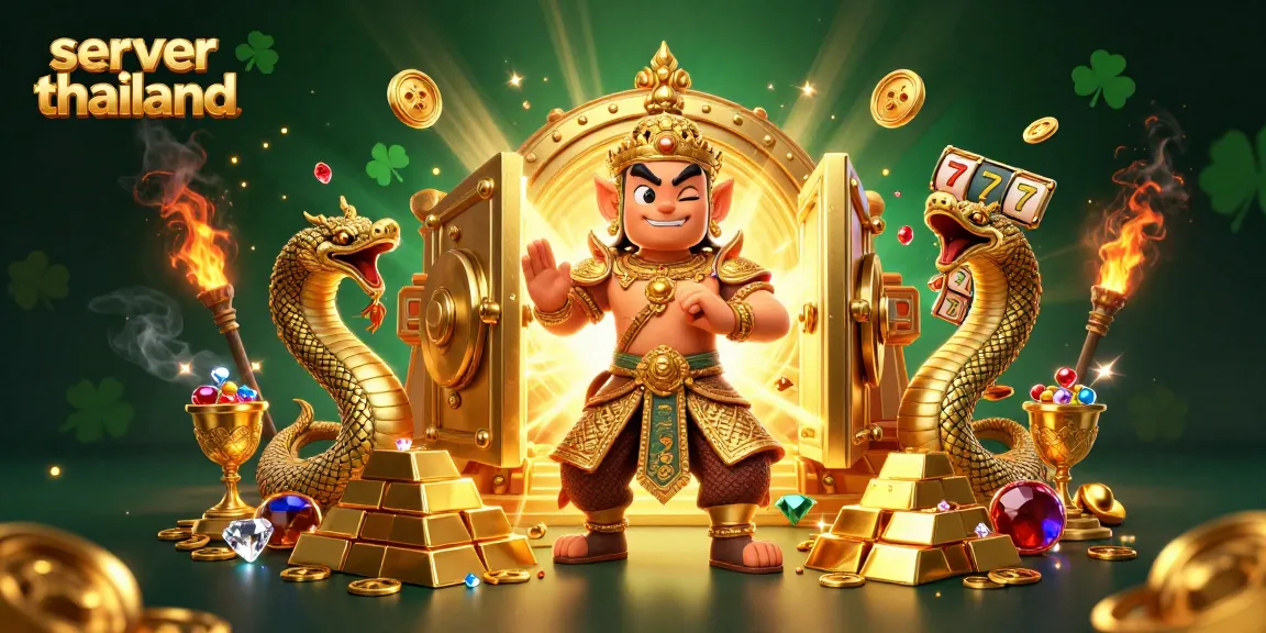 Experience thrilling wins with server thailand in this vibrant casino scene filled with treasures and excitement.