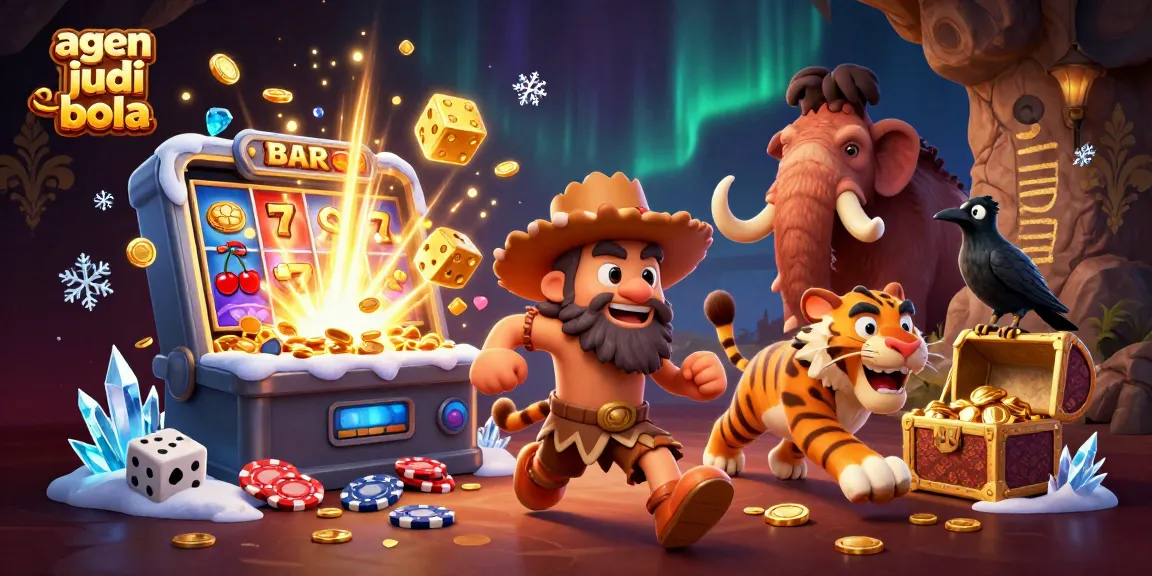 Experience thrilling betting fun with agen judi bola at a vibrant prehistoric casino.