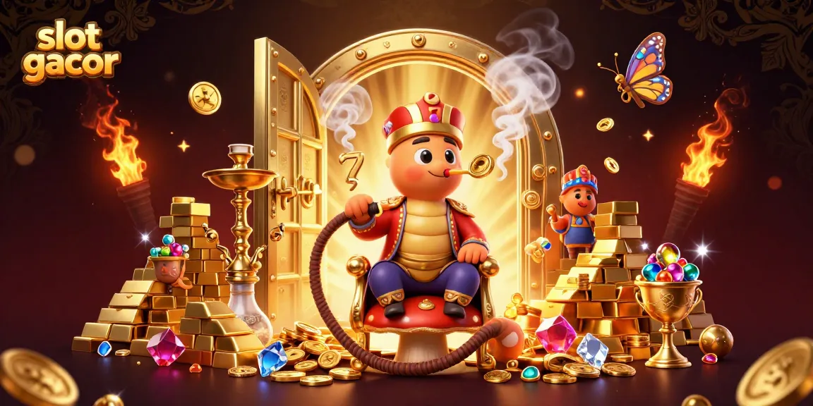 Experience the excitement of slot gacor with this captivating 3D illustration featuring rich casino elements.