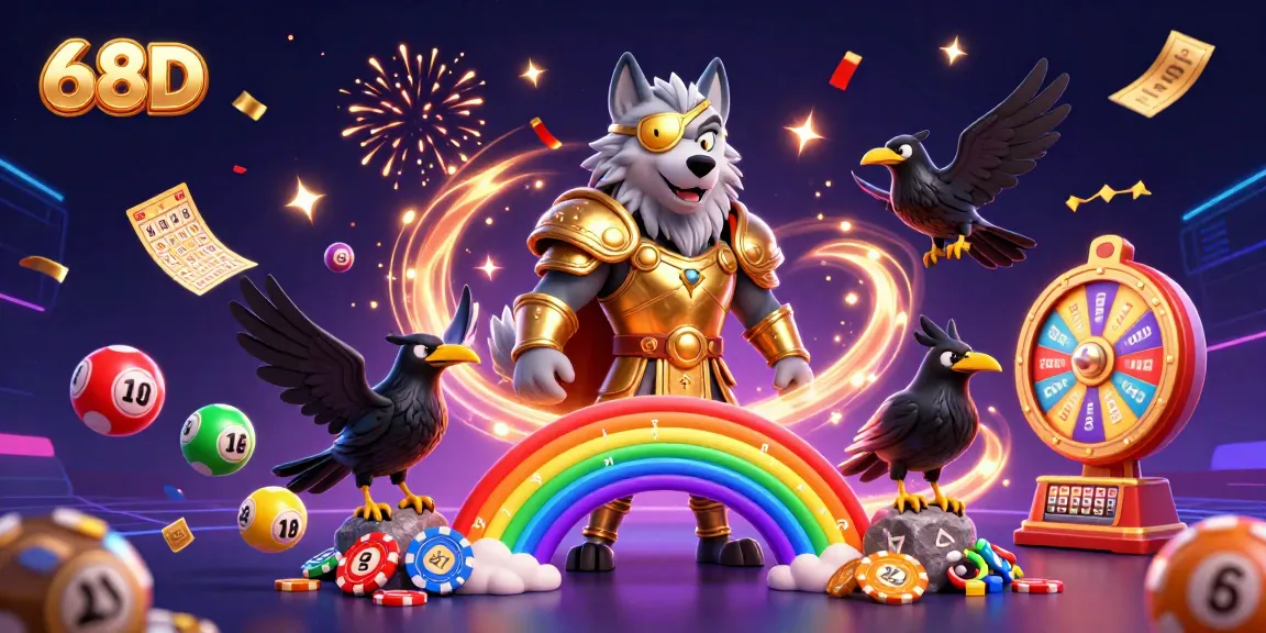 Experience thrilling wins at 68D with vibrant gaming elements and exciting casino action.